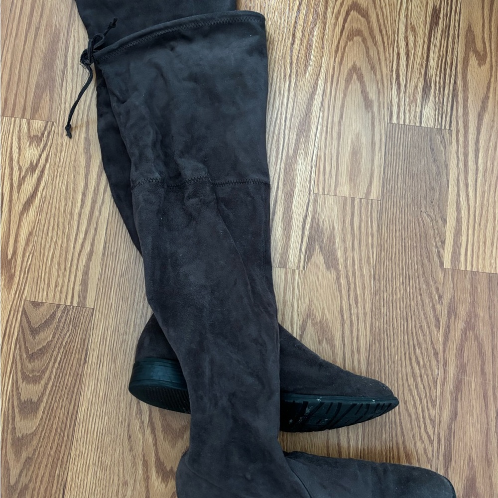 Suede Over-the-Knee Boots